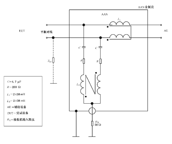 用于1对非屏蔽平衡线的ISN