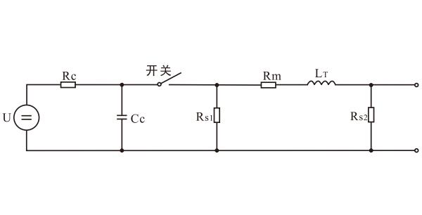 组合波发生器的电路原理图(1.2/50μs-8/20μs)