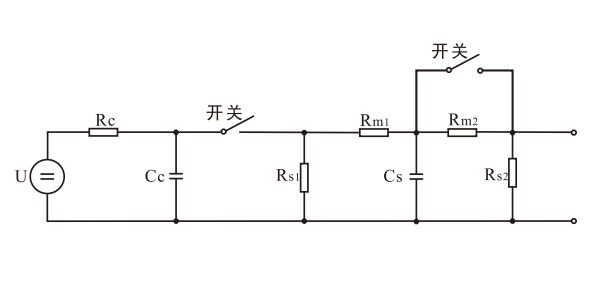 组合波发生器的电路原理图(10/700μs-5/320μs)